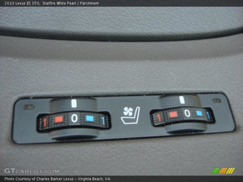 Starfire White Pearl / Parchment 2010 Lexus ES 350