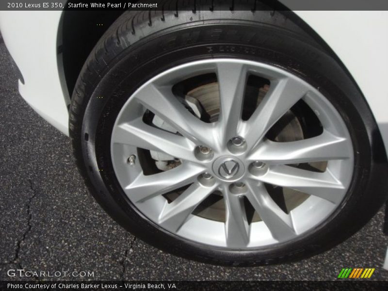 Starfire White Pearl / Parchment 2010 Lexus ES 350