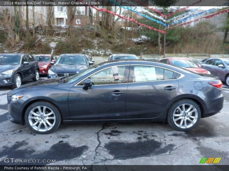 Meteor Gray Mica / Black 2014 Mazda MAZDA6 Touring
