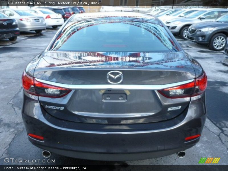 Meteor Gray Mica / Black 2014 Mazda MAZDA6 Touring
