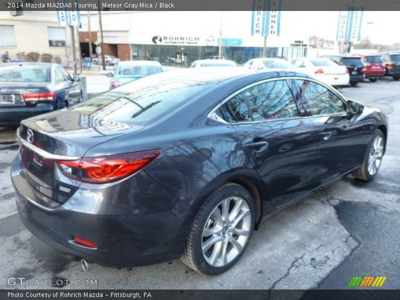 Meteor Gray Mica / Black 2014 Mazda MAZDA6 Touring