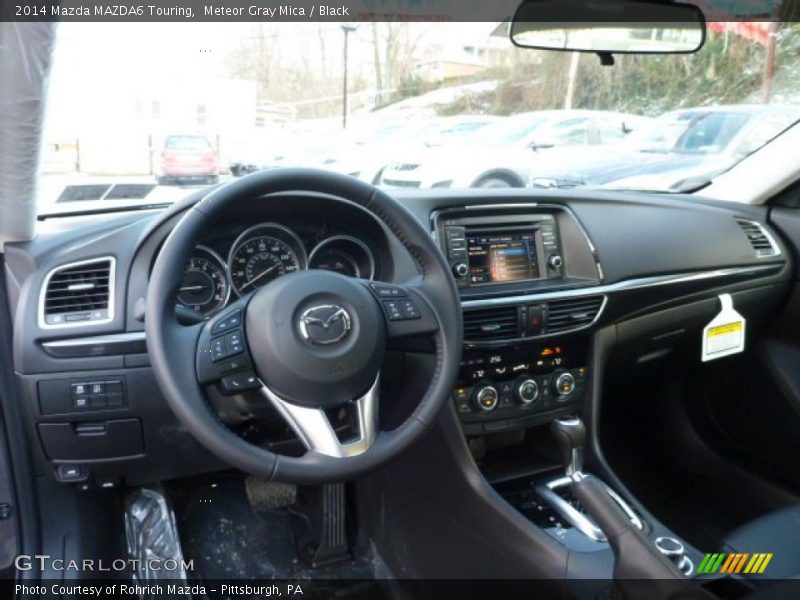 Meteor Gray Mica / Black 2014 Mazda MAZDA6 Touring