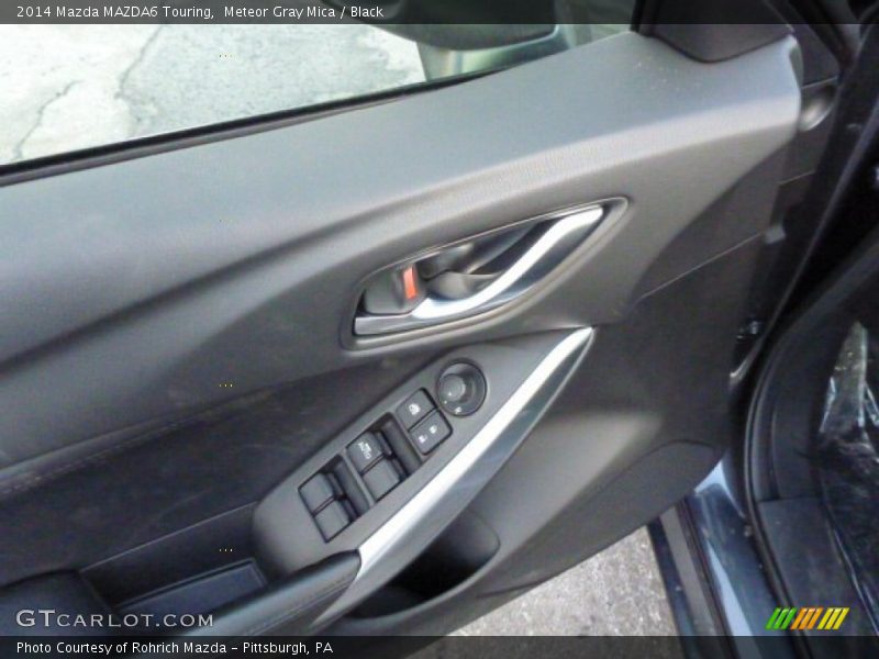 Meteor Gray Mica / Black 2014 Mazda MAZDA6 Touring