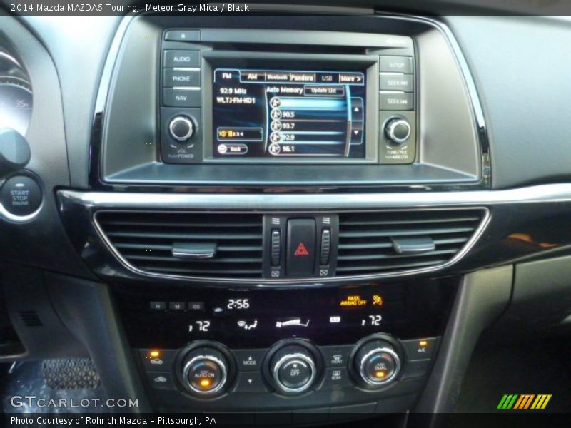 Meteor Gray Mica / Black 2014 Mazda MAZDA6 Touring