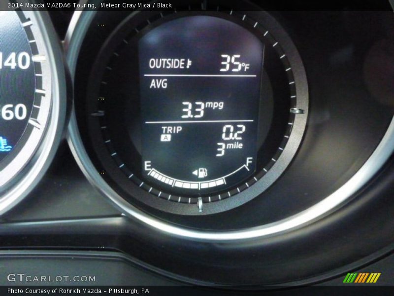 Meteor Gray Mica / Black 2014 Mazda MAZDA6 Touring