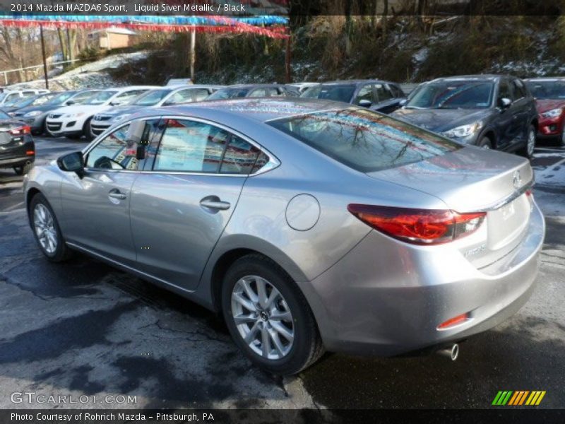 Liquid Siver Metallic / Black 2014 Mazda MAZDA6 Sport