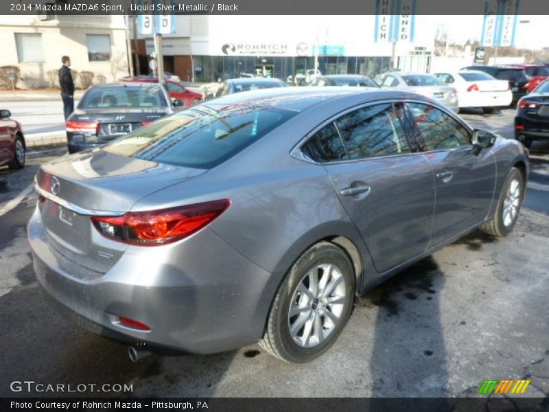 Liquid Siver Metallic / Black 2014 Mazda MAZDA6 Sport
