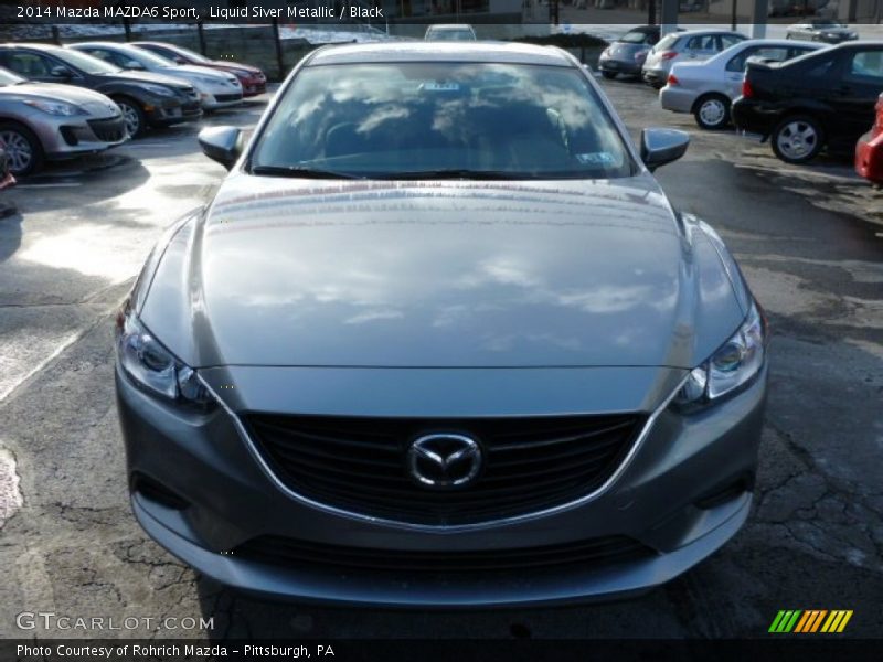 Liquid Siver Metallic / Black 2014 Mazda MAZDA6 Sport