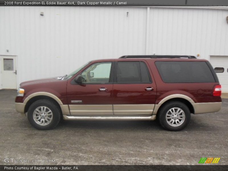 Dark Copper Metallic / Camel 2008 Ford Expedition EL Eddie Bauer 4x4