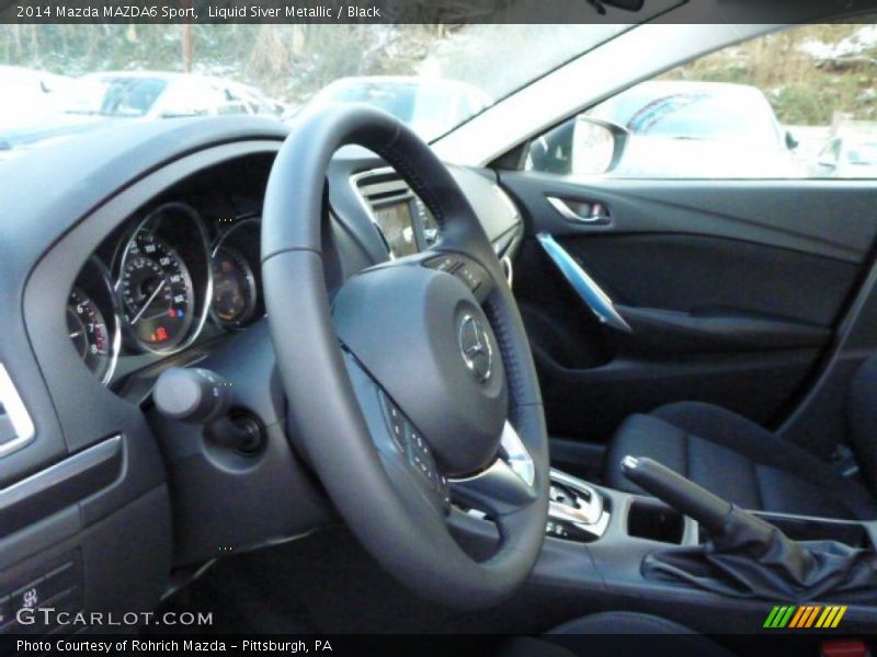 Liquid Siver Metallic / Black 2014 Mazda MAZDA6 Sport