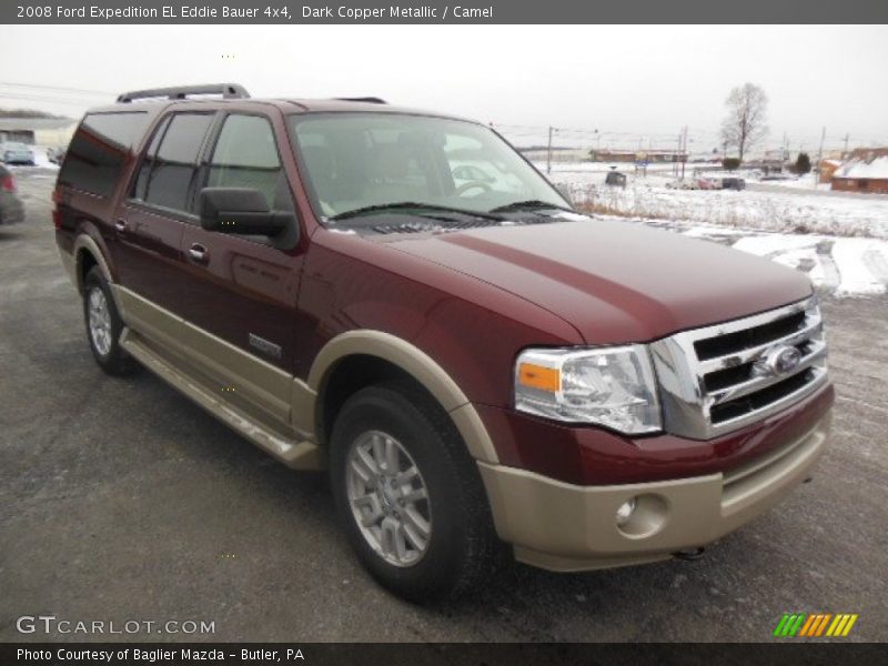 Dark Copper Metallic / Camel 2008 Ford Expedition EL Eddie Bauer 4x4
