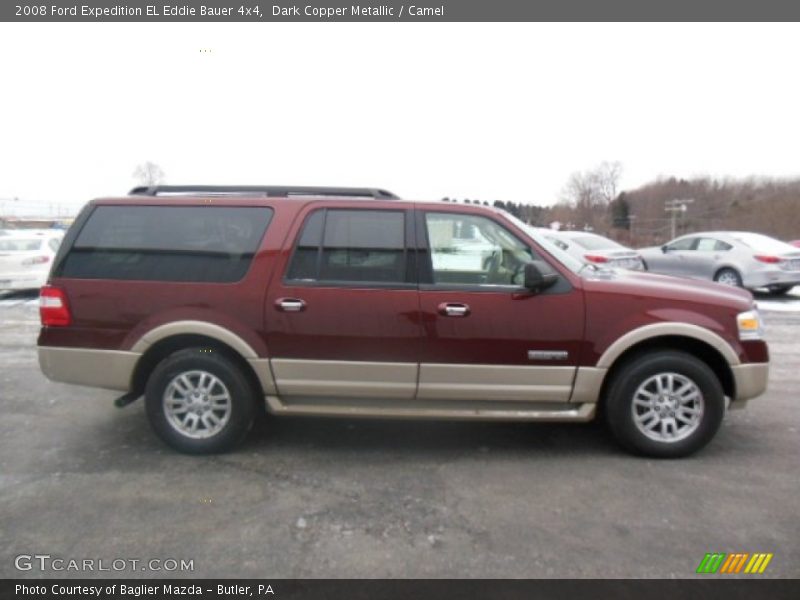 Dark Copper Metallic / Camel 2008 Ford Expedition EL Eddie Bauer 4x4