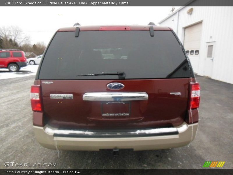 Dark Copper Metallic / Camel 2008 Ford Expedition EL Eddie Bauer 4x4