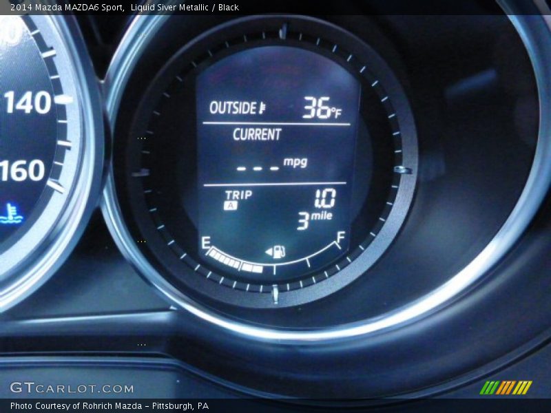 Liquid Siver Metallic / Black 2014 Mazda MAZDA6 Sport