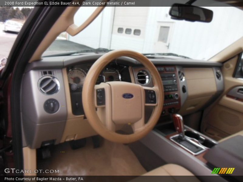 Dark Copper Metallic / Camel 2008 Ford Expedition EL Eddie Bauer 4x4