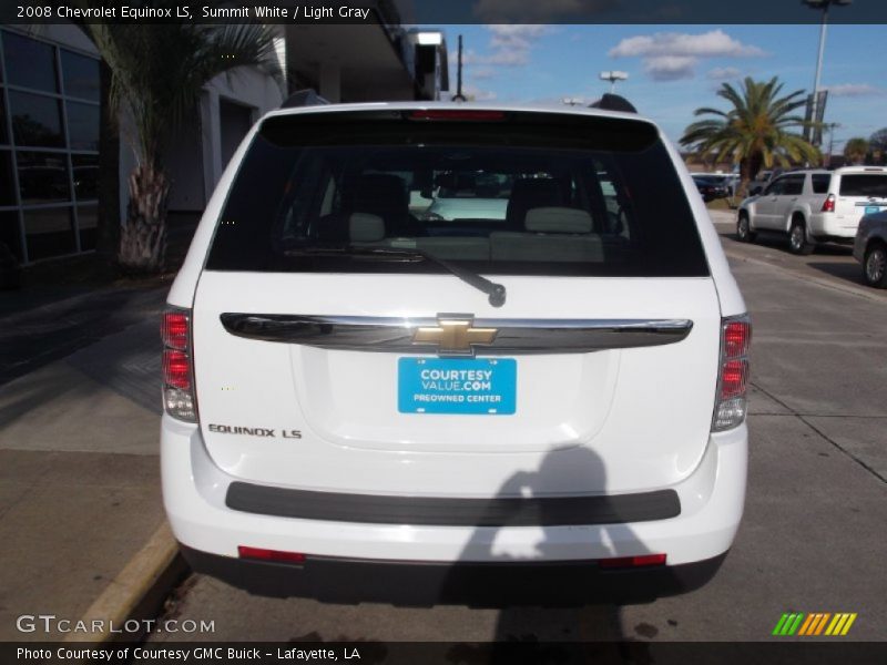 Summit White / Light Gray 2008 Chevrolet Equinox LS