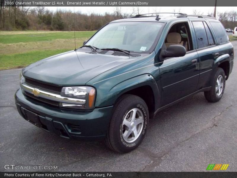 Emerald Jewel Metallic / Light Cashmere/Ebony 2006 Chevrolet TrailBlazer LS 4x4