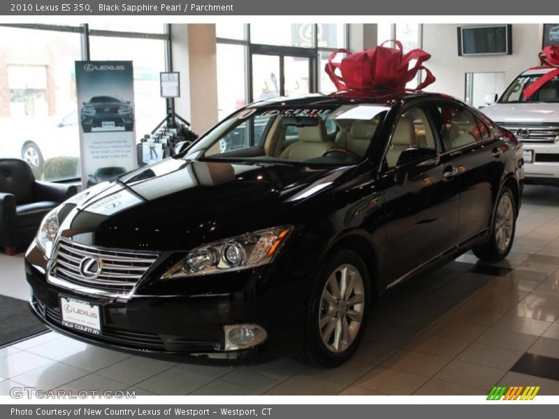 Black Sapphire Pearl / Parchment 2010 Lexus ES 350