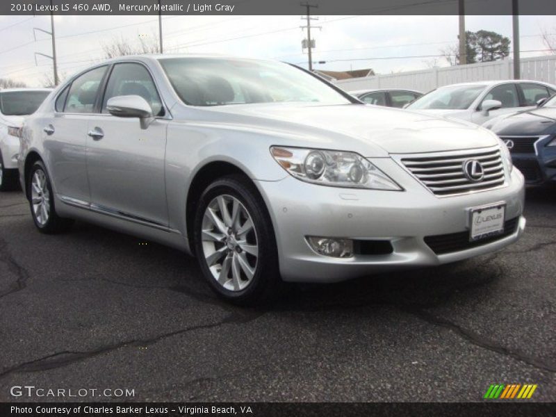 Mercury Metallic / Light Gray 2010 Lexus LS 460 AWD