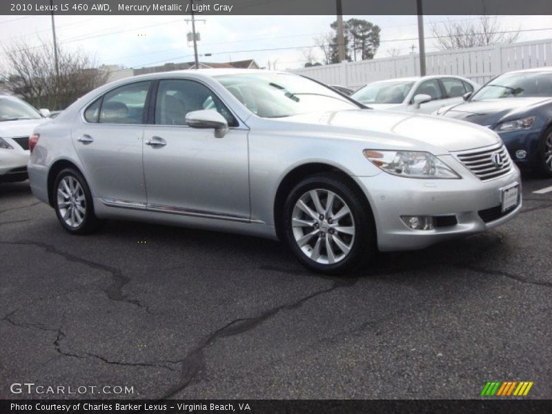 Mercury Metallic / Light Gray 2010 Lexus LS 460 AWD