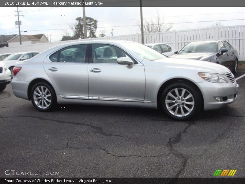 Mercury Metallic / Light Gray 2010 Lexus LS 460 AWD