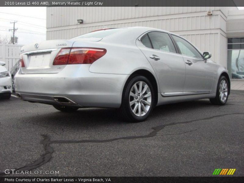 Mercury Metallic / Light Gray 2010 Lexus LS 460 AWD