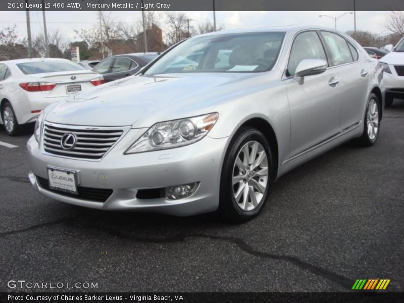 Mercury Metallic / Light Gray 2010 Lexus LS 460 AWD
