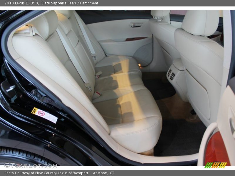 Black Sapphire Pearl / Parchment 2010 Lexus ES 350