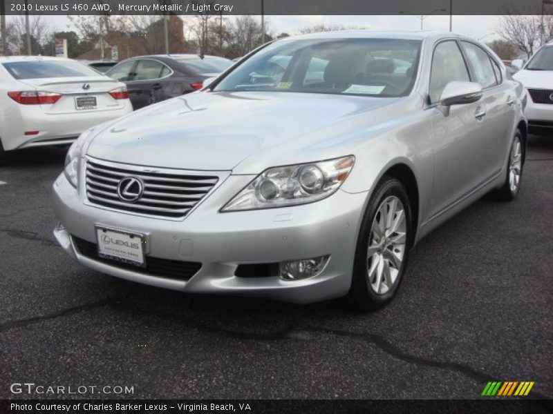 Mercury Metallic / Light Gray 2010 Lexus LS 460 AWD