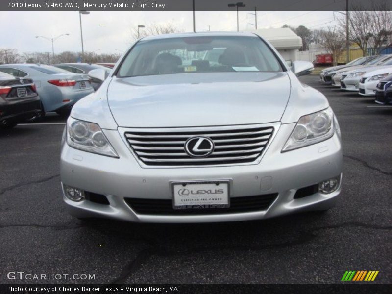 Mercury Metallic / Light Gray 2010 Lexus LS 460 AWD