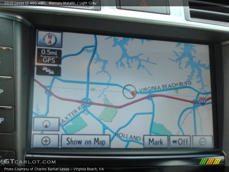 Mercury Metallic / Light Gray 2010 Lexus LS 460 AWD