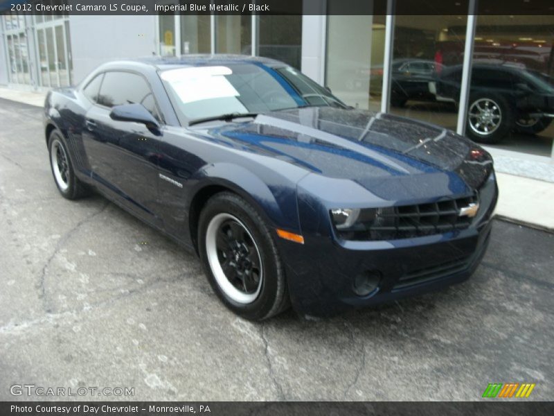 Imperial Blue Metallic / Black 2012 Chevrolet Camaro LS Coupe
