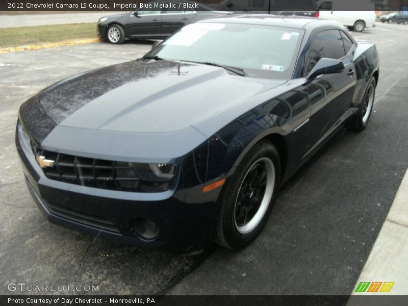 Imperial Blue Metallic / Black 2012 Chevrolet Camaro LS Coupe