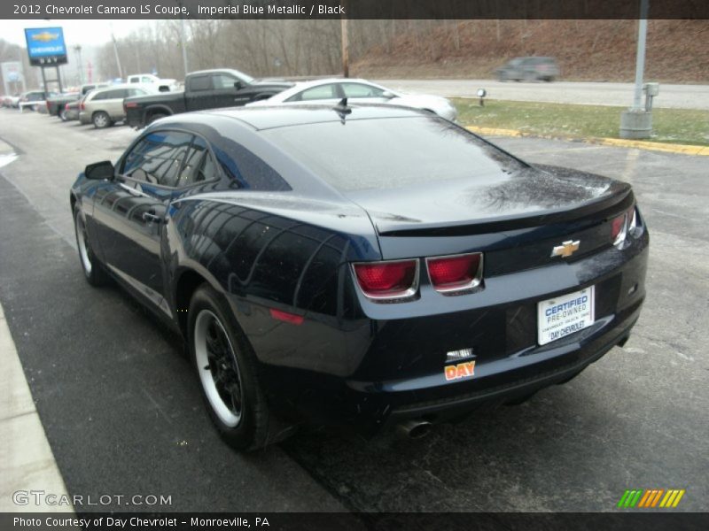 Imperial Blue Metallic / Black 2012 Chevrolet Camaro LS Coupe