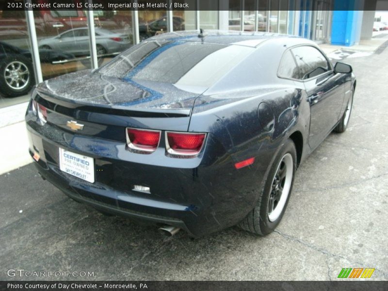 Imperial Blue Metallic / Black 2012 Chevrolet Camaro LS Coupe