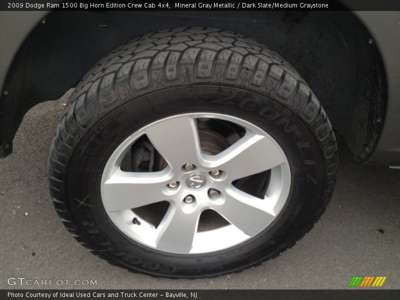 Mineral Gray Metallic / Dark Slate/Medium Graystone 2009 Dodge Ram 1500 Big Horn Edition Crew Cab 4x4