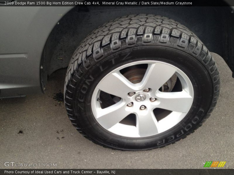 Mineral Gray Metallic / Dark Slate/Medium Graystone 2009 Dodge Ram 1500 Big Horn Edition Crew Cab 4x4