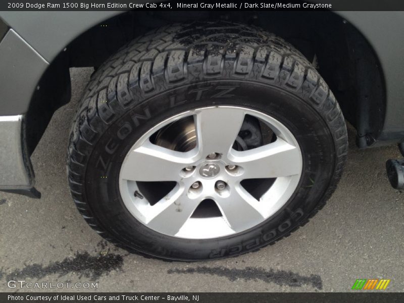 Mineral Gray Metallic / Dark Slate/Medium Graystone 2009 Dodge Ram 1500 Big Horn Edition Crew Cab 4x4
