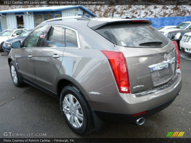 Mocha Steel Metallic / Shale/Brownstone 2012 Cadillac SRX Luxury AWD