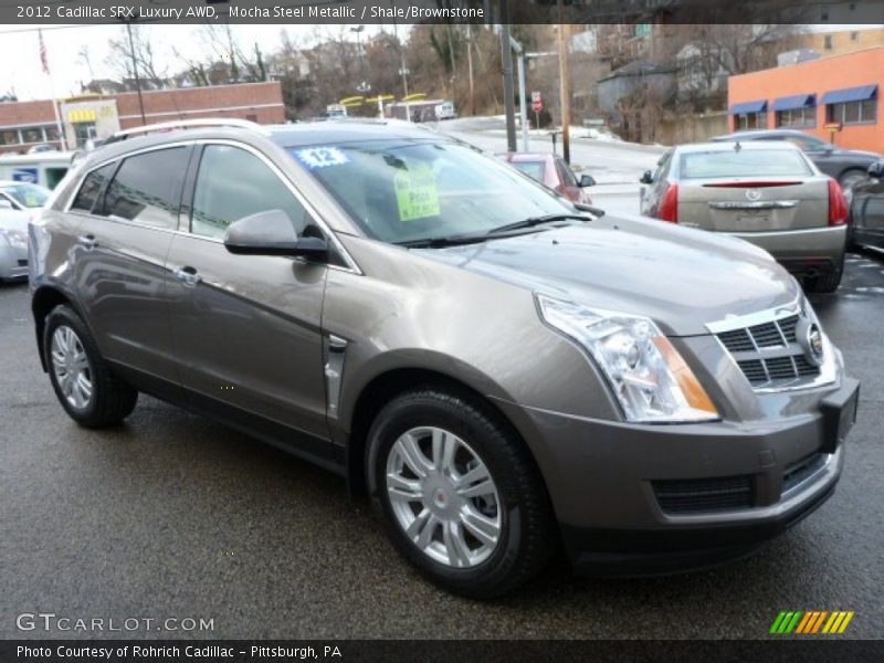 Mocha Steel Metallic / Shale/Brownstone 2012 Cadillac SRX Luxury AWD