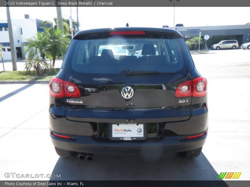 Deep Black Metallic / Charcoal 2010 Volkswagen Tiguan S