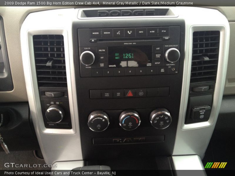 Mineral Gray Metallic / Dark Slate/Medium Graystone 2009 Dodge Ram 1500 Big Horn Edition Crew Cab 4x4