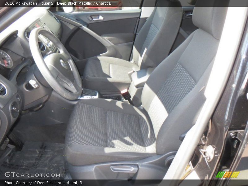 Deep Black Metallic / Charcoal 2010 Volkswagen Tiguan S