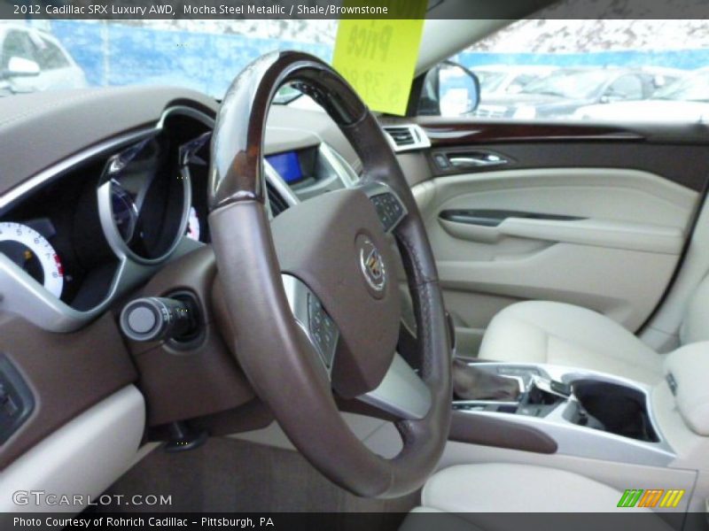 Mocha Steel Metallic / Shale/Brownstone 2012 Cadillac SRX Luxury AWD