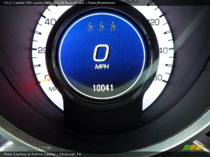 Mocha Steel Metallic / Shale/Brownstone 2012 Cadillac SRX Luxury AWD
