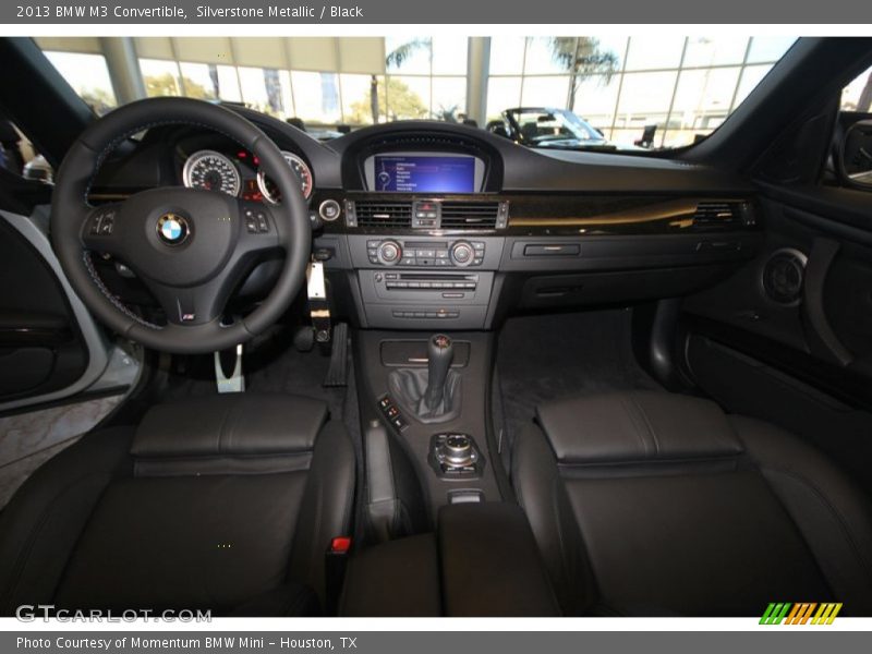 Silverstone Metallic / Black 2013 BMW M3 Convertible