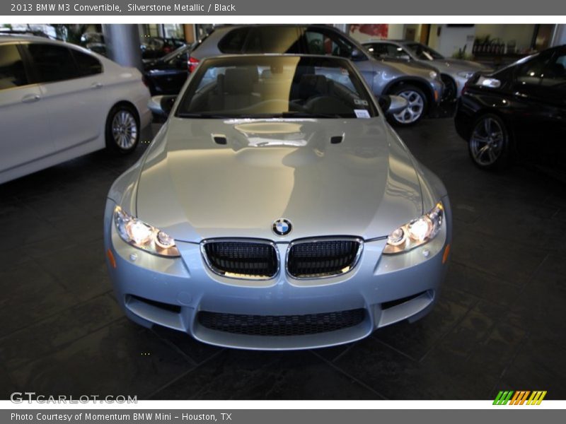 Silverstone Metallic / Black 2013 BMW M3 Convertible