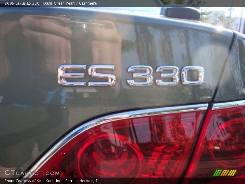 Oasis Green Pearl / Cashmere 2005 Lexus ES 330