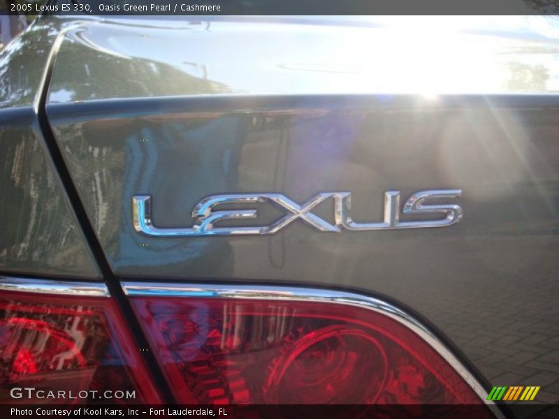 Oasis Green Pearl / Cashmere 2005 Lexus ES 330