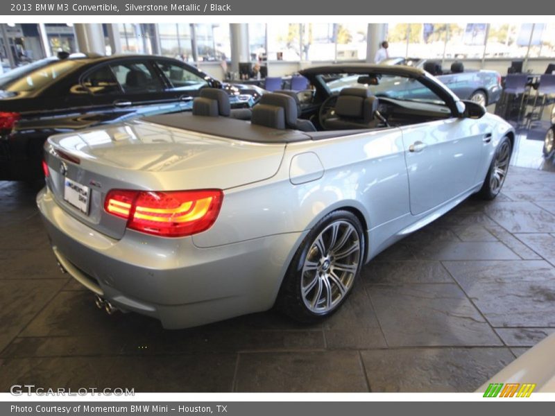 Silverstone Metallic / Black 2013 BMW M3 Convertible